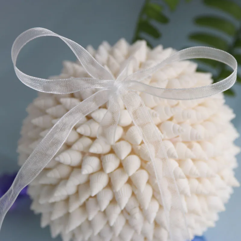 Бесплатная доставка (1 шт./лот) Свадебный букет из белой персиковой улитки