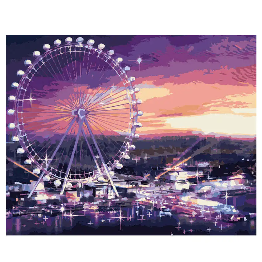 Playground Painting Картины по номерам, настенные картины, украшения гостиной, лесная Сова Раскраска по номерам - Цвет: Playground Painting