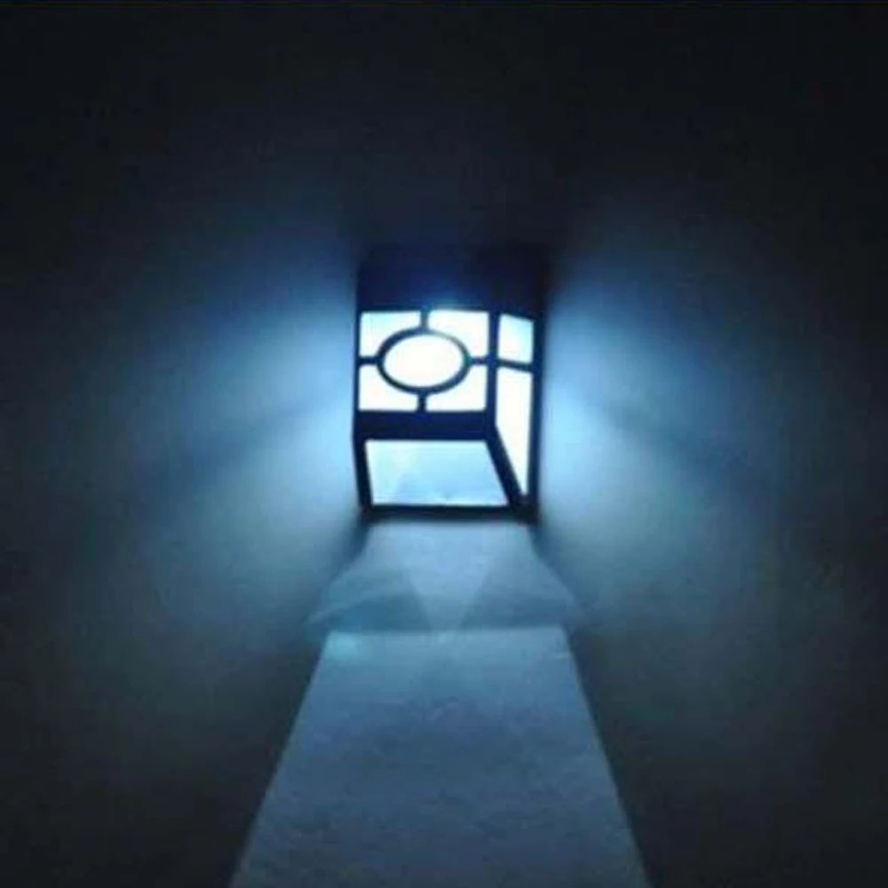 Cold White 1/2/5 шт 2 светодиода качественный настенный светильник солнечный светильник Открытый сад дорога настенный патио ландшафтный светильник ing Водонепроницаемый для дома - Испускаемый цвет: Cold White