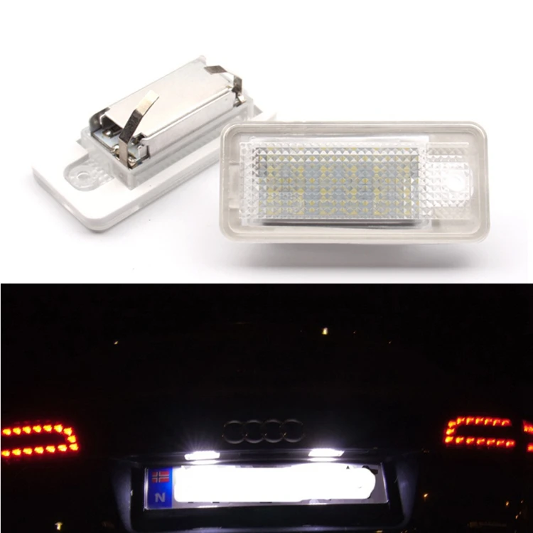 2x ошибок 18SMD светодиодный номерного знака светильник светодиодных ламп