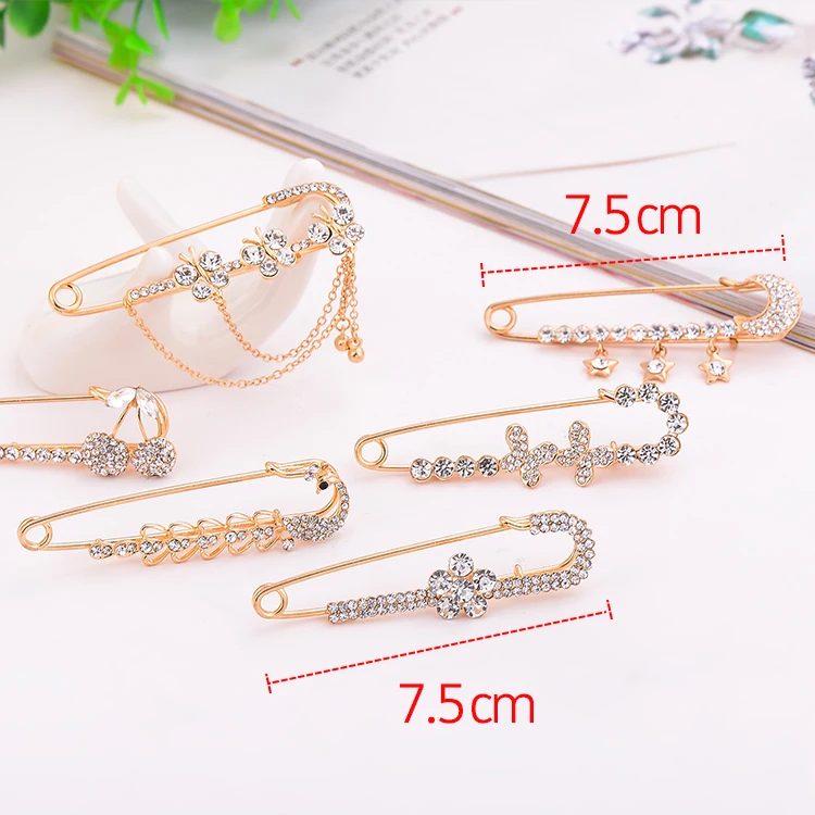 luxury pearl brooch buckle sweater cardigan large pin badge lovely corsage clothing accessories jewelry female |