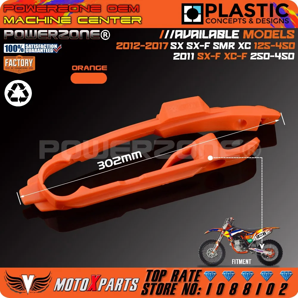 Цепной слайдер скользящая направляющая для мотоцикла KTM 125 150 250 350 450 SX/SX F/SMR/XC 2012 2015