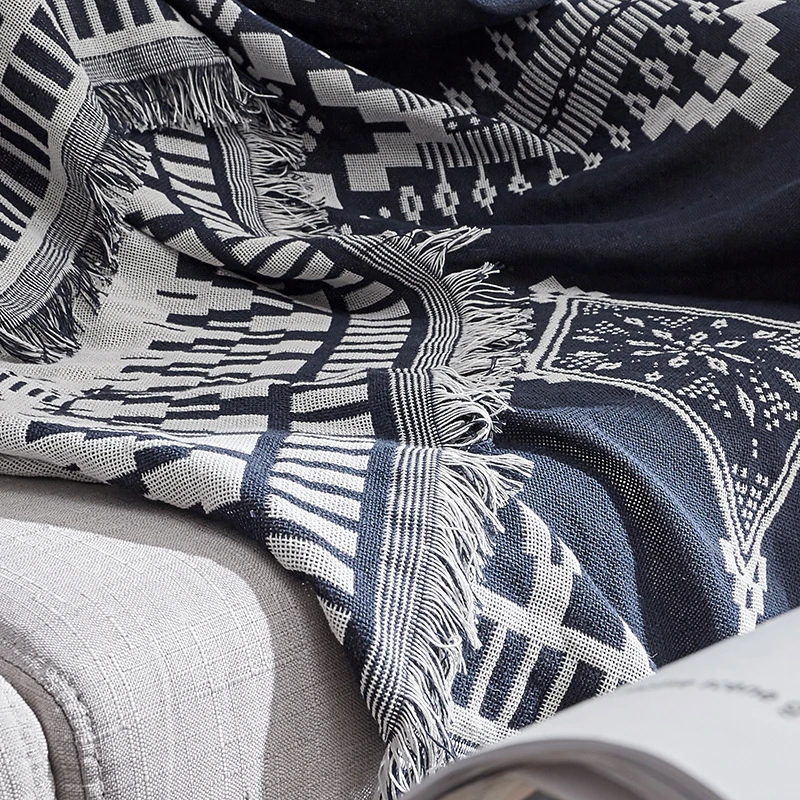 Nordic cover manufacturers direct sales cushion non-slip blanket combination of three people | Дом и сад
