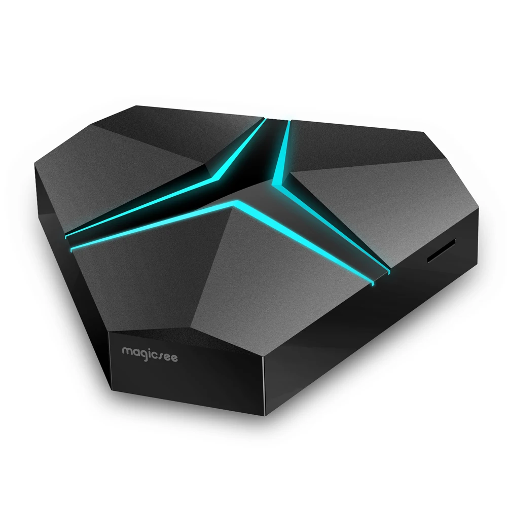 Magicsee Iron+ TV BOX Amlogic S912 Octa Core 4K HD Android 7.1 Set Top Box 3G DDR4 RAM 32G ROM 5G Wifi OTA 1000M BT4.1 Smart | Электроника