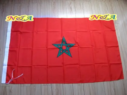 

150 x 90 cm Morocco flag banner free shipping