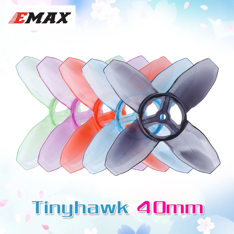Emax Avan Tinyhawk TH Turtlemode 40mm 4 Blade propeller prop for Indoor FPV RC Drone Model Multicopter part | Игрушки и хобби