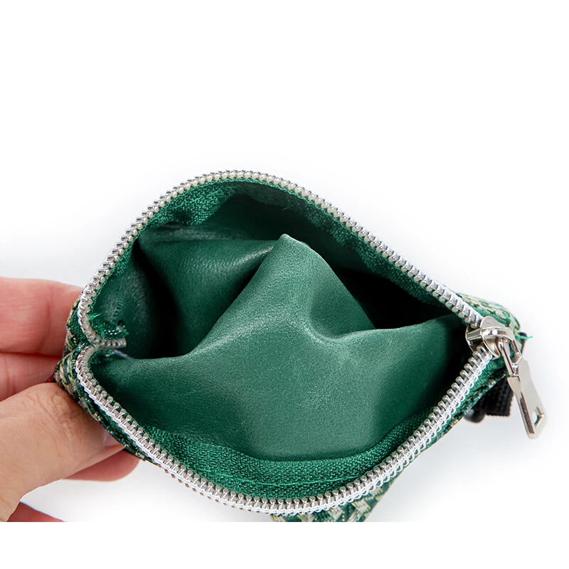 Водонепроницаемая сумка из холста для файлов A6 с молнией для хранения карточек, записных блокнотов и бумаги, случайный цвет.