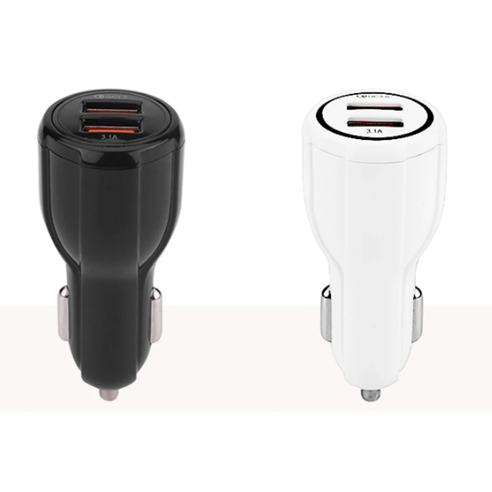 Новый двойной USB автомобильный прикуриватель зарядное устройство доставка