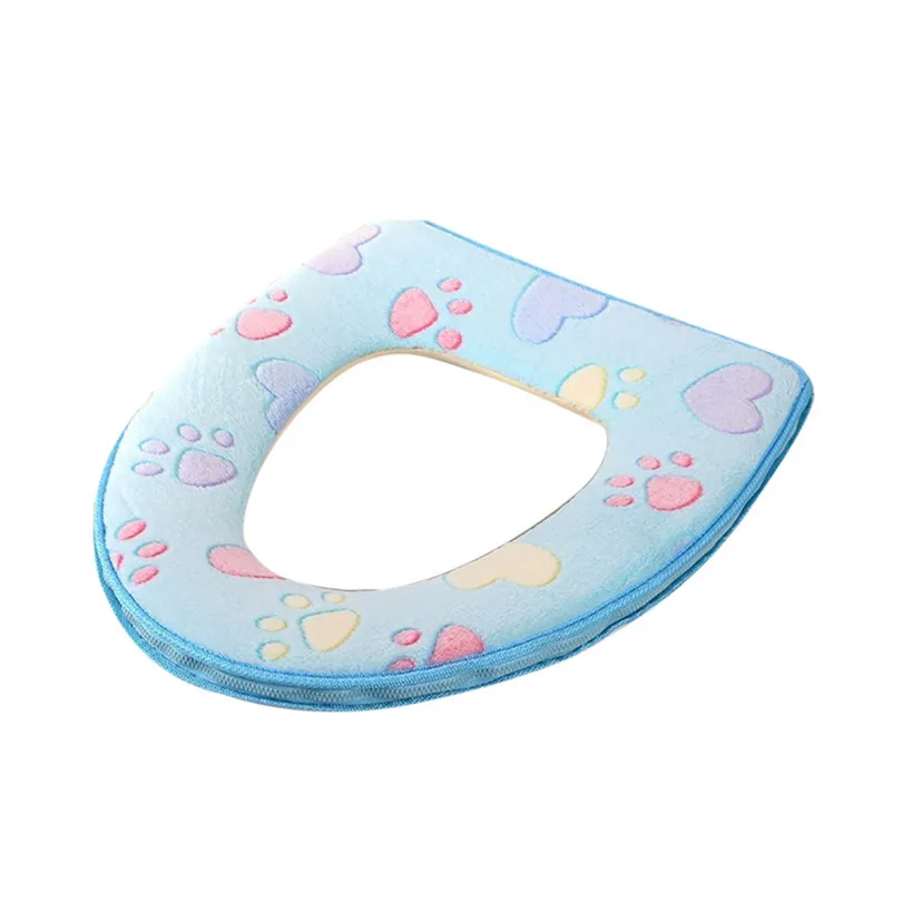 Удобное вельветовое сиденье для унитаза ванная комната теплое на унитаз мягкая