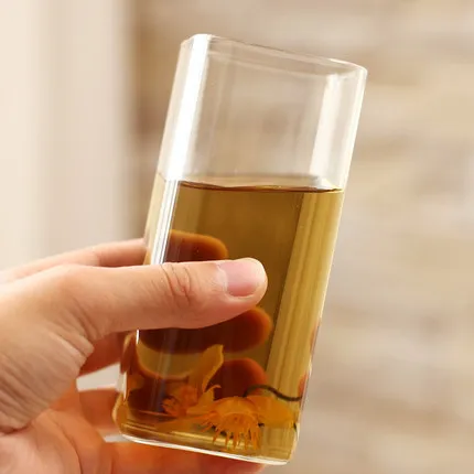 Креативная стеклянная кружка взрывобезопасная высокотемпературная прозрачная