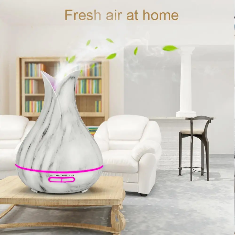 aroma diffuser air humidifier 400ml ultrasonic Essential Oil 7 Color Changing LED Lights Aromatherapy machine | Бытовая техника