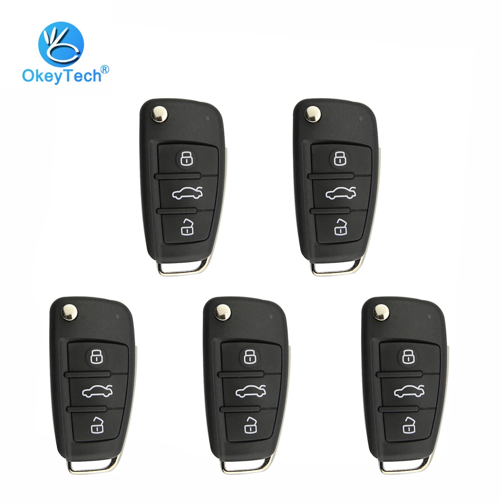 OkeyTech 5 шт./лот для URG200 KD900 + ключ программист машина 3 кнопки B серии Флип KD