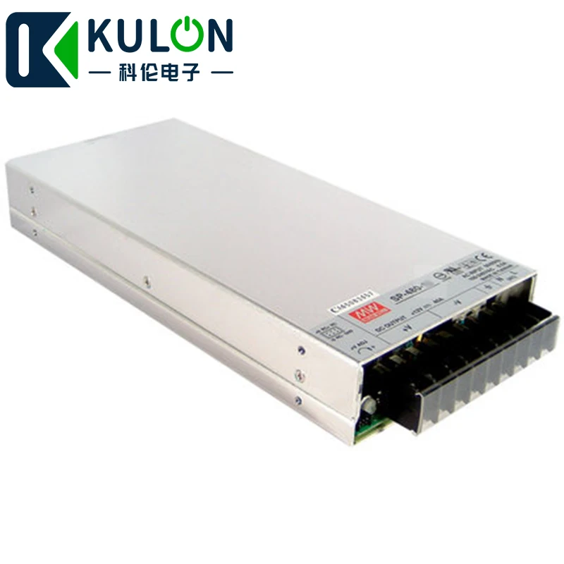 

Mean well SP-480 Industrial Switching Power Supply PFC SMPS 220V To 12V AC DC Transformer 5V 15V 24V 48V 480W 85A 20A 10A 40A