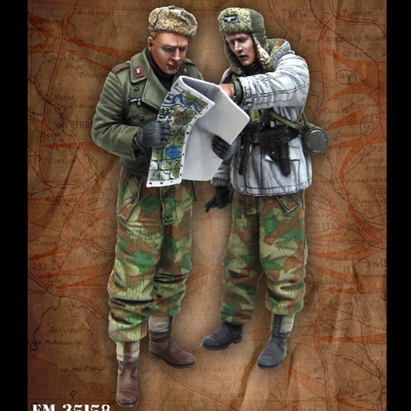 1/35 набор танкера и гренадной смолы солдаты GK комбинированная военная тема Второй