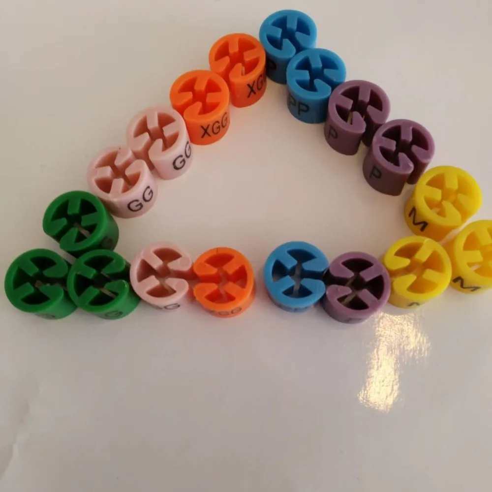 100 шт./упаковка пластиковые маркеры для вешалки