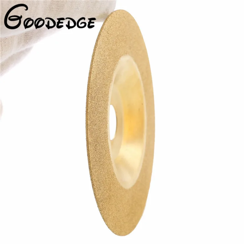 100 мм золото алмаз Титан шлифовальный круг для полировки дисковые колодки станок