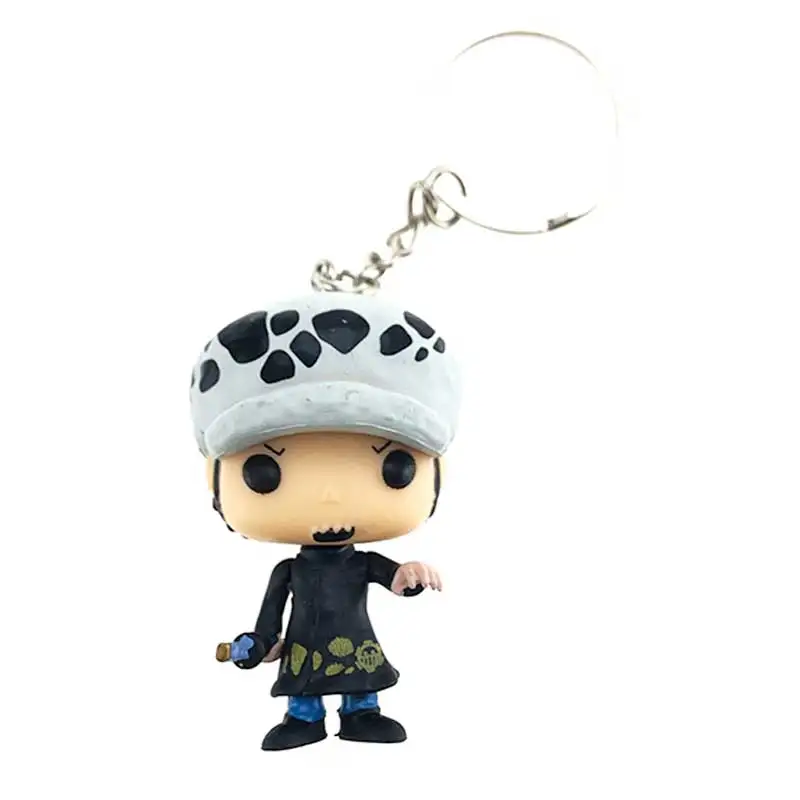 Новый мультфильм One Piece & LUFFY TRAFALGAR. LAW Чоппер Карманный ПВХ брелок Коллекционная