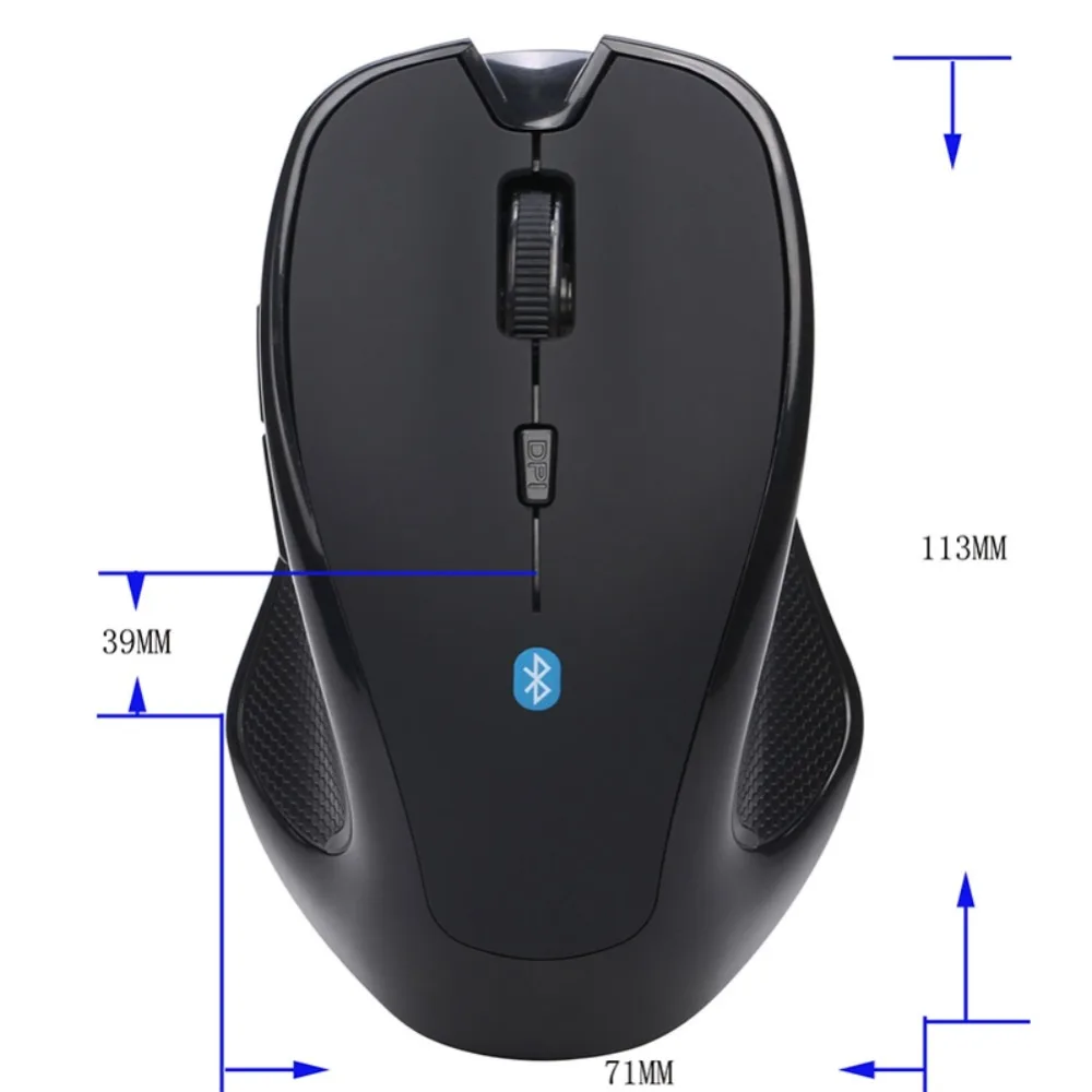 Беспроводной игровой Мышь, для Bluetooth ноутбук/ПК Батарея с механическим приводом Игровые Мыши 1000/1200/1600 Точек на дюйм