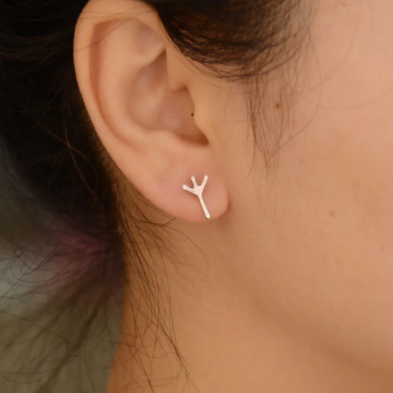 1pc Viking Rune Stud Earrings Nordic Myth Jewelry Tiny Cute Minimalist For Gift Dropship | Украшения и аксессуары