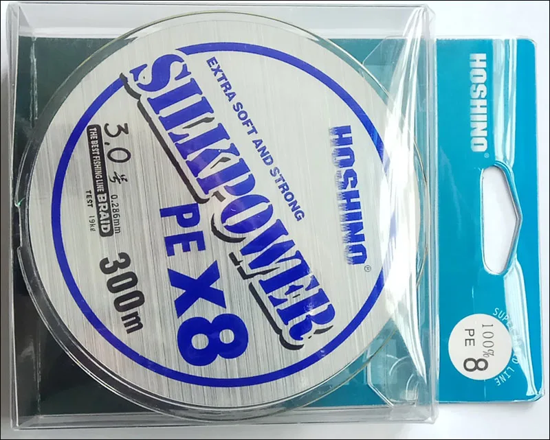 [HOSHINO] мягкая и прочная 8 нитей 100% PE плетеная рыболовная леска 300M 3 #|8 strands|fishing linebraided