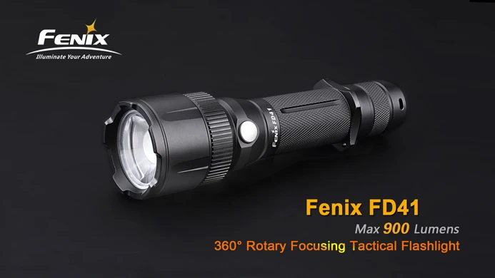 Новинка 2016 фонарик Fenix FD41 Cree XP L HI светодиодный 900 люмен оригинальный