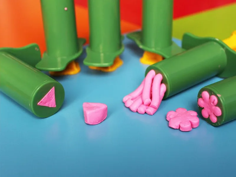 6 костюмов цветок/Лапша шприцы Playdough легкий Пластилин инструмент формы
