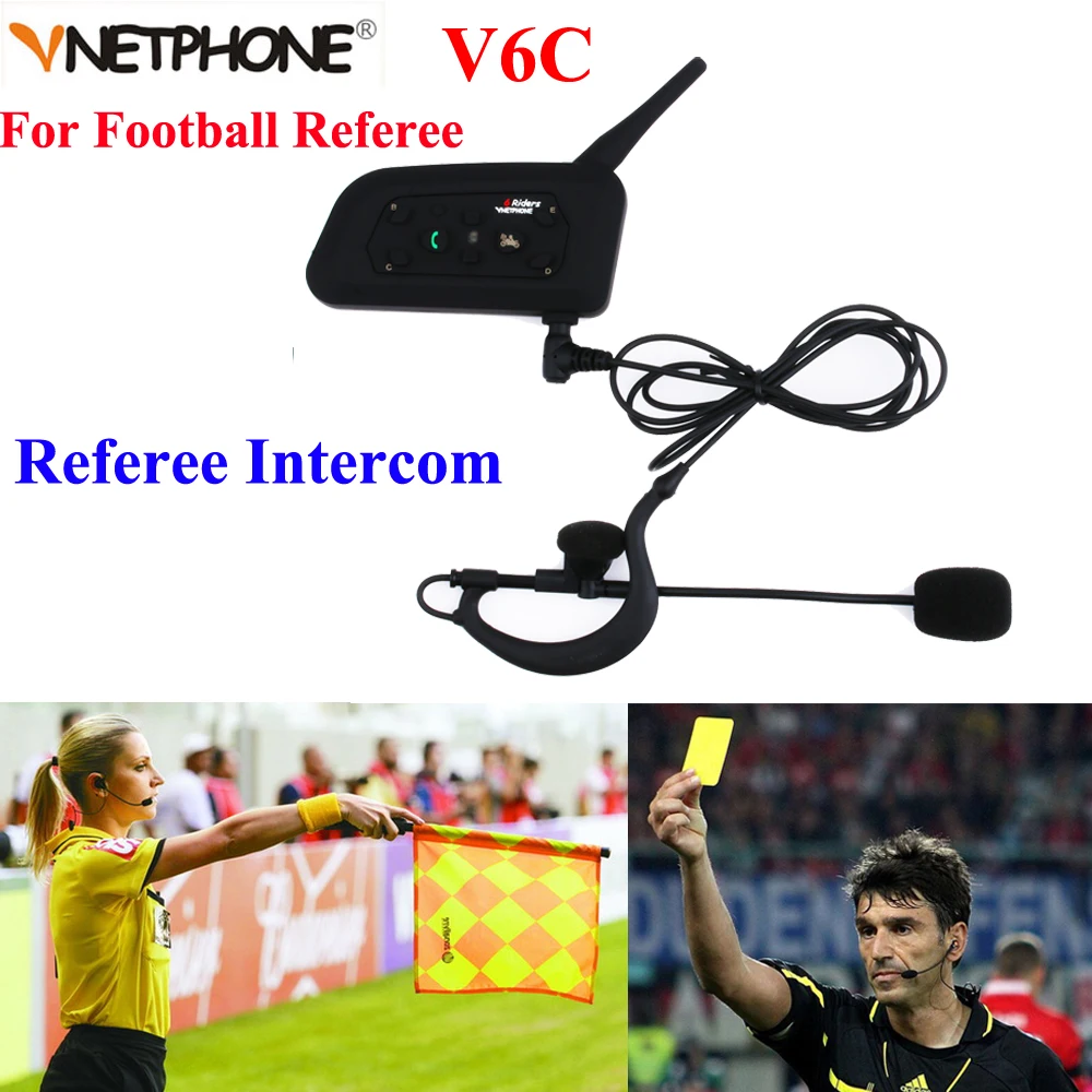 Vnetphone профессиональный футбольный рефери Интерком полный дуплекс 1200 м гарнитура
