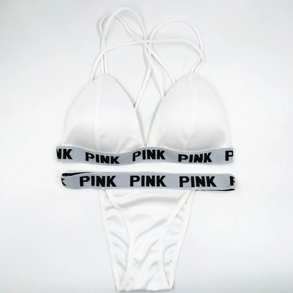 Комплект сексуального белья pholeey с бюстгальтером из чистого хлопка удобный