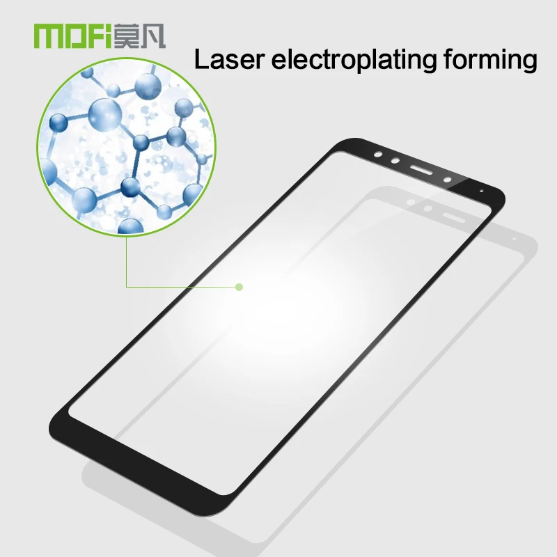 Redmi Note5 Pro Оригинальный MOFi полное покрытие Закаленное стекло Защитная пленка для