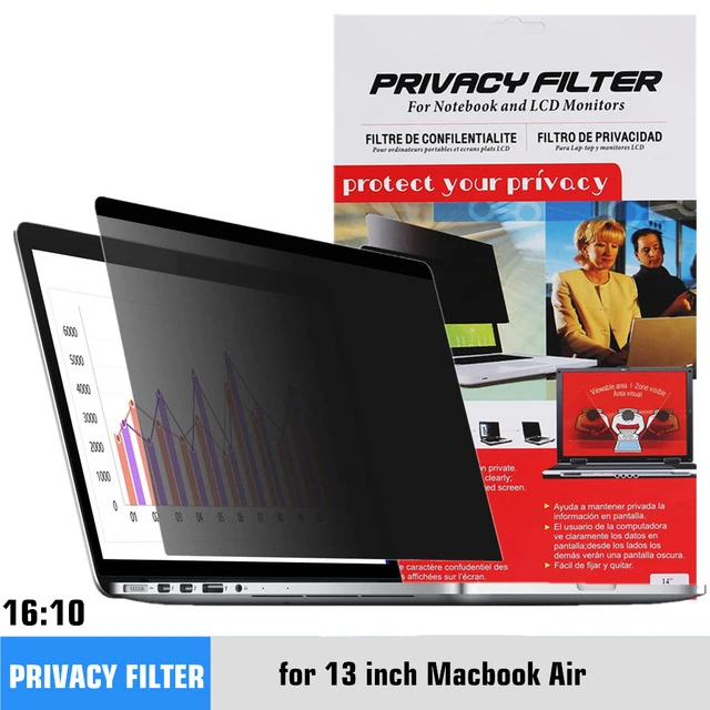 13-дюймовые экраны фильтра конфиденциальности Защитная пленка для MacBook Air 11 1/4