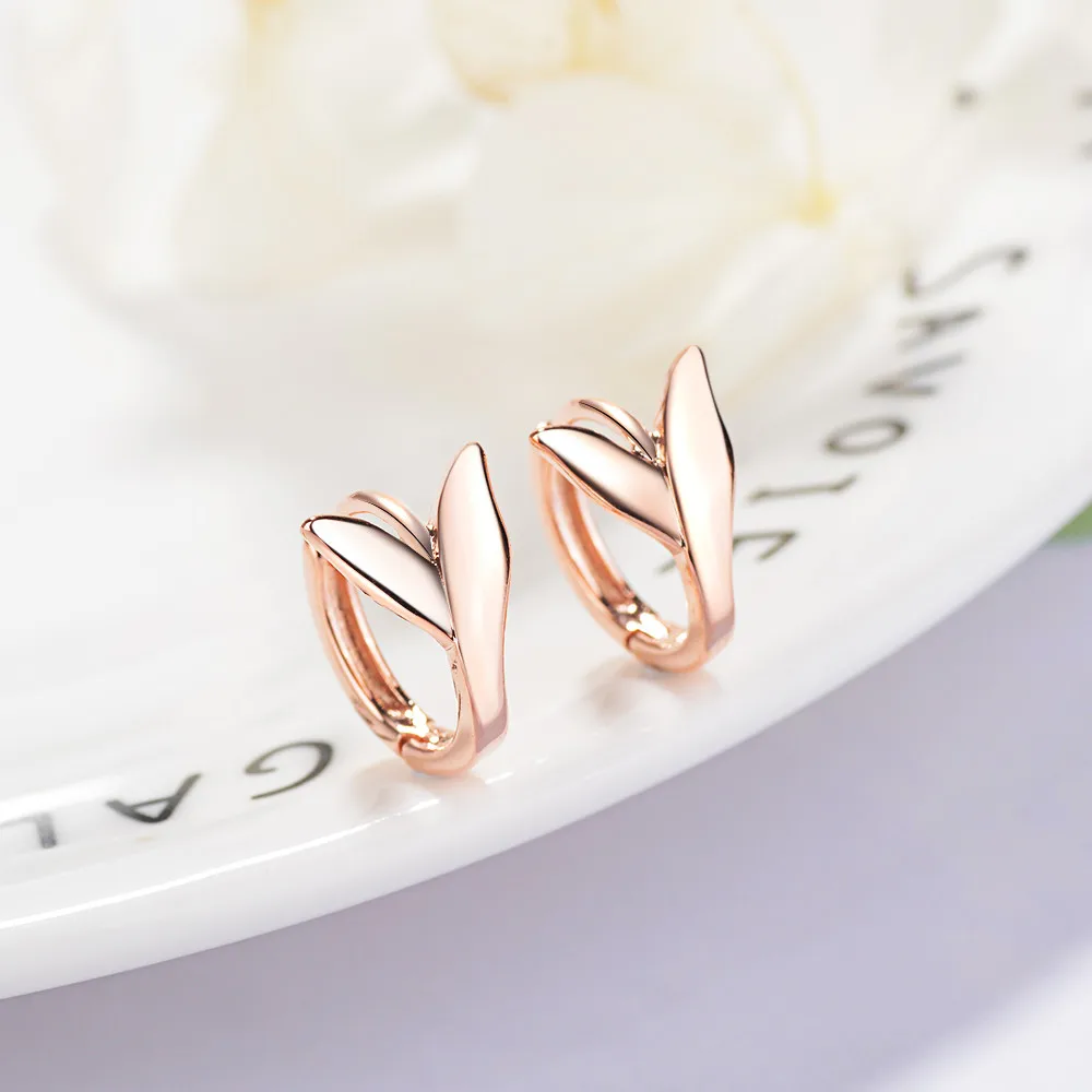 Rose 925 пробы, серебряные серьги-кольца в форме хвоста русалки с Китом и дельфином для женщин и девушек, подарок, ювелирное изделие для предотвращения аллергии - Окраска металла: Rose