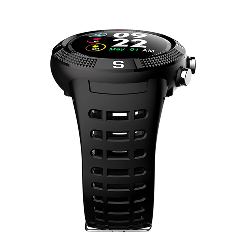 KS-F18 GPS Sport Smart Watch Heart Rate Monitor IP68 Waterproof for IOS Android With Blood Pressure | Электроника
