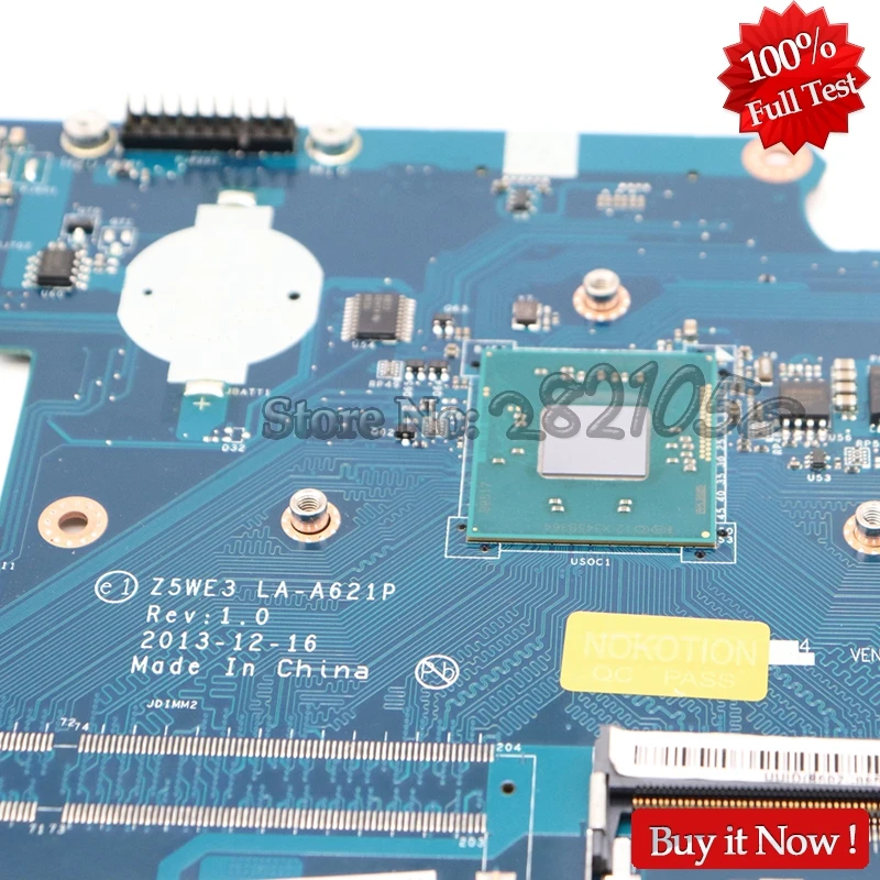 NOKOTION Z5WE3 LA-A621P NBY4711002 основная плата для Acer aspire E1-510 E1-510-2500 материнская ноутбука DDR3