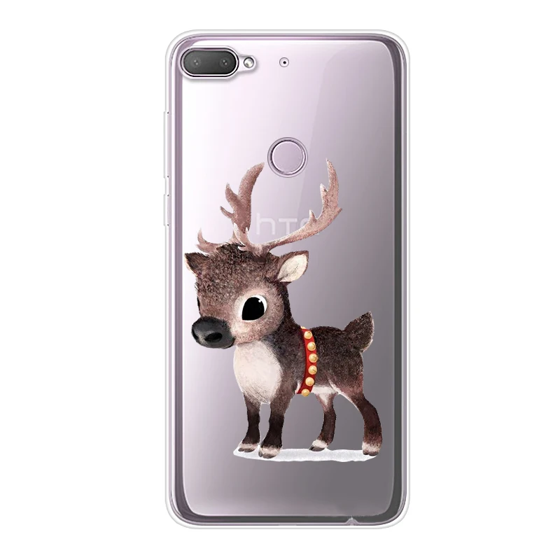 Fashion Phone Case For HTC Desire 12 12Plus Transparent Printing Drawing Silicone Cover |