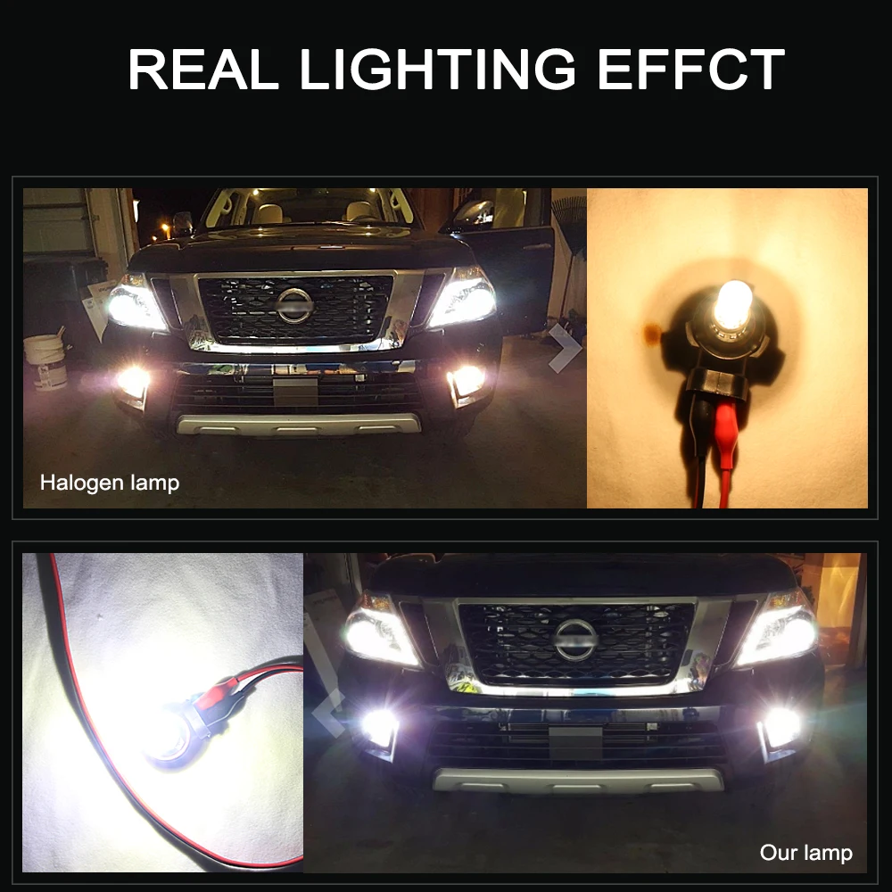 Автомобисветильник Противотуманные фары CanBus Led H11 H8 HB3/9005 9006/HB4 H10 H11(JP) для