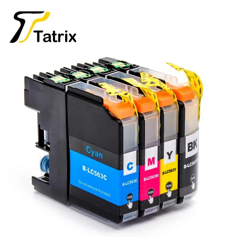 Чернильный картридж Tatrix LC563 для принтера Borhter J2510 J3520 J3720 печати на принтере|ink