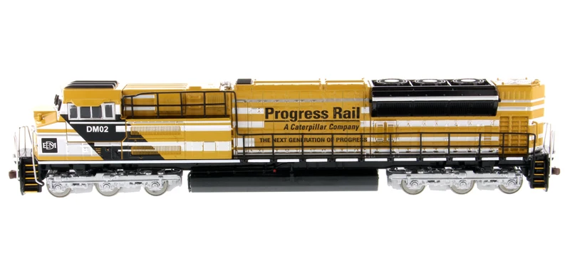 DM-85546 1: 87 прогресс рельс-гусеницы компании-EMD SD70ACe-T4 локомотив желтого и черного цветов