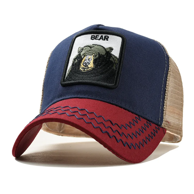 Helisopus вышивка Snapback Кепка унисекс дышащие сетчатые бейсболки мужские хип хоп
