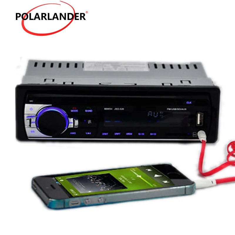 1din 12 в Bluetooth Автомобильный MP3-плеер FM радио Hands-free Авто аудио стерео SD AUX USB