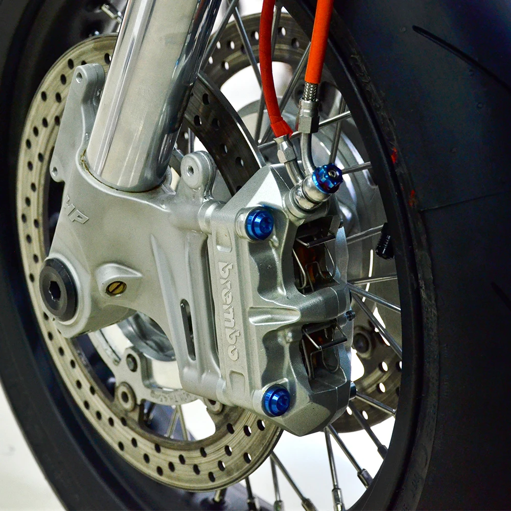 Винты с фланцевой головкой из титанового сплава M10X1.25 для Yamaha YZF R1 R1M 1000 R6 600 R6S Φ GR5