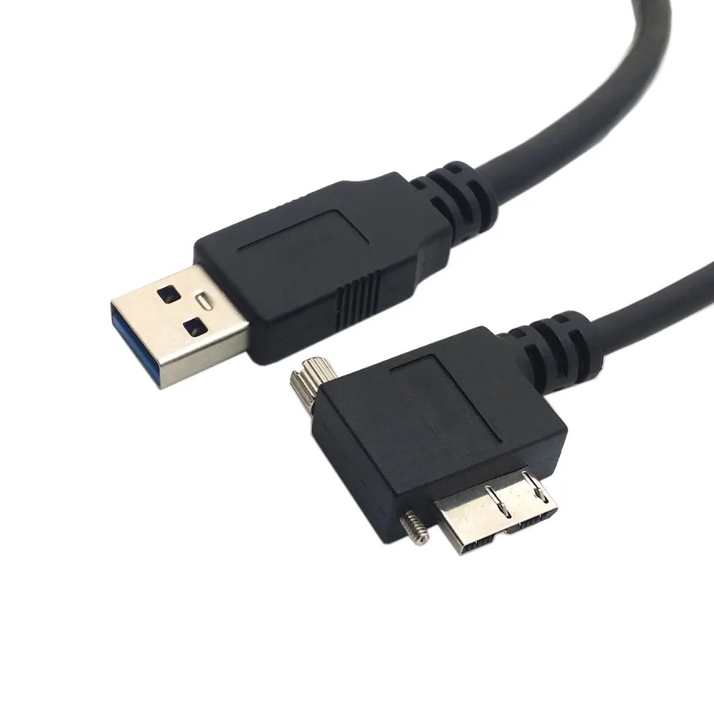 90 градусов правый и левый Угловой Micro USB винт с креплением на 3 0 кабель для