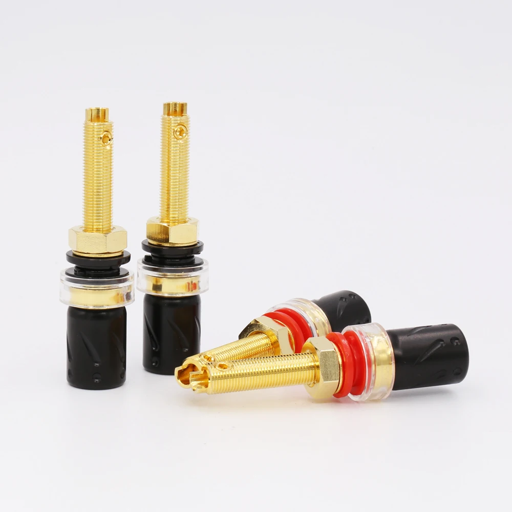 Viборг BP613G Чистая медь 24K позолоченная связующая Колонка клемма hifi amp длинная
