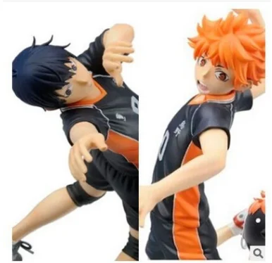 17cm Japanese Anime Action Figure Kageyama Tobio Hinata Shoyo Play Volleyball Ver Model Collectible Decoration Doll Brinquedos | Игрушки и