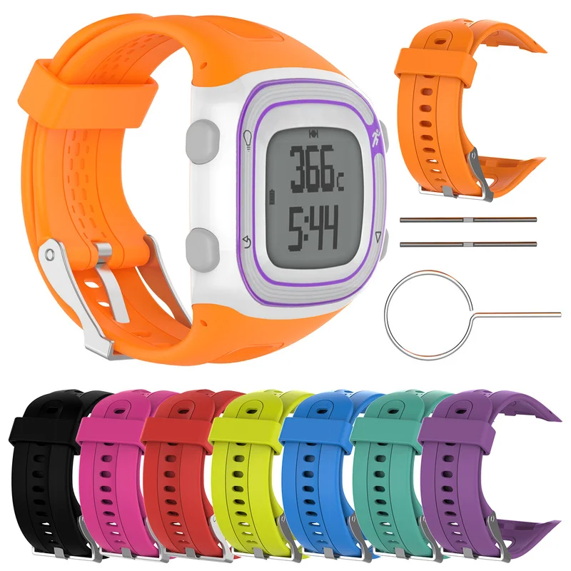 Силиконовый ремешок для наручных часов Garmin Forerunner 10 15 GPS спортивные часы бега
