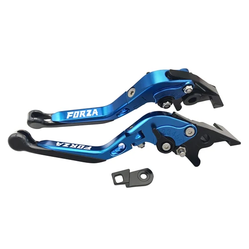 Синий SEMSPEED FORZA парковочные рычаги для Honda Forza300 Forza250 Forza125 2010- ЧПУ мотоциклетные регулируемые складные тормозные рычаги сцепления - Цвет: Синий