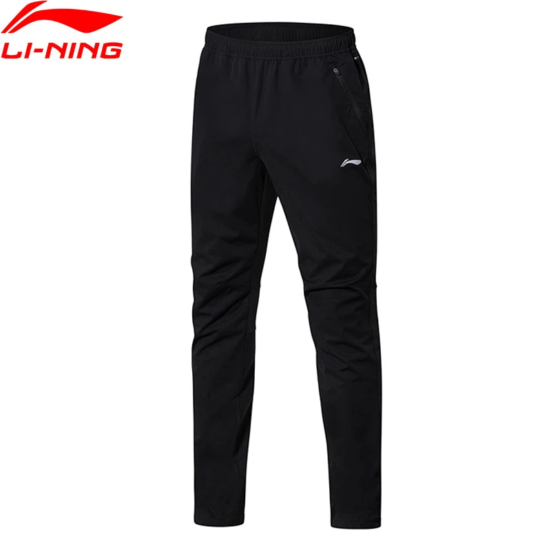 (Клиренс) Li-Ning мужские спортивные штаны для бега с защитой от умов обычная посадка