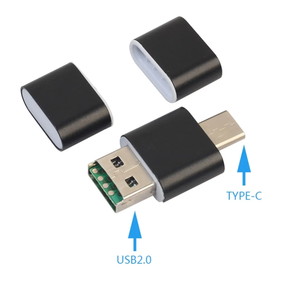 Универсальный 3 в 1 OTG Type-C кардридер USB 0 концентратор Micro комбо 2 слота TF SD Type C для