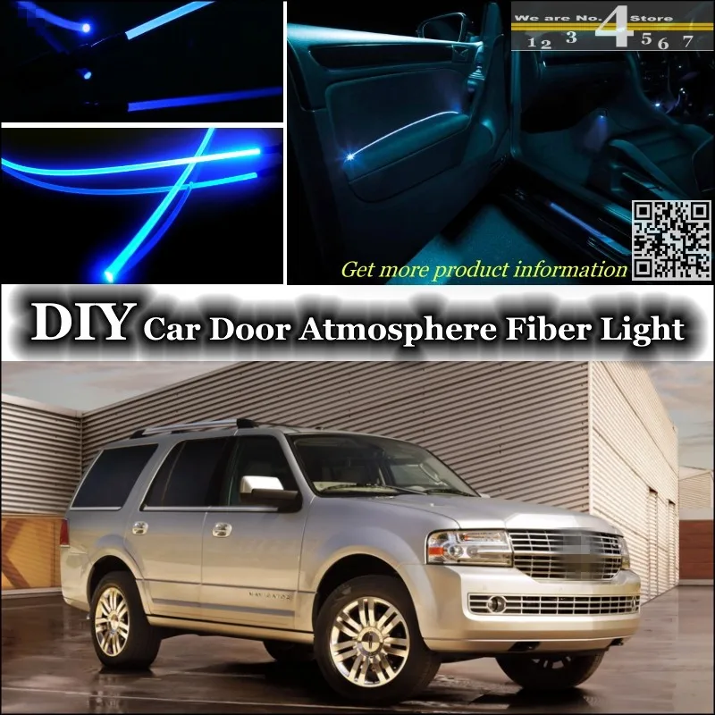 

For Mini Hatch / Hardtop interior Ambient Light Tuning Atmosphere Fiber Optic Band Lights Inside Door Panel illumination Tuning