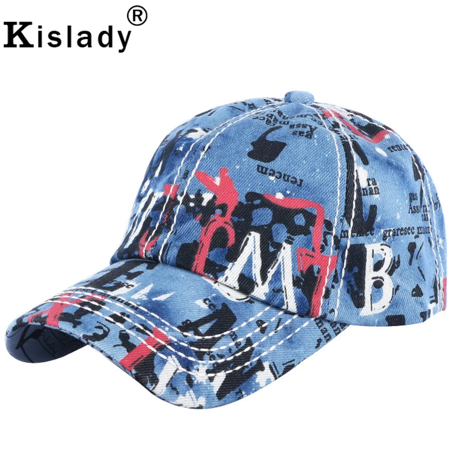 Kislady 2019 новая индивидуальная бейсболка с граффити регулируемая ВИНТАЖНАЯ