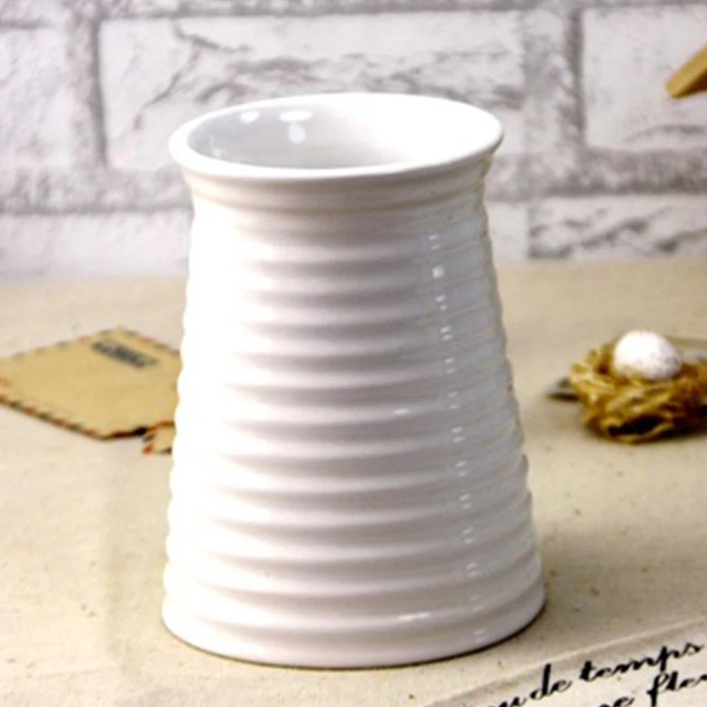 Фарфоровая винтажная Ваза сделай сам контейнер для посадки цветов Белый